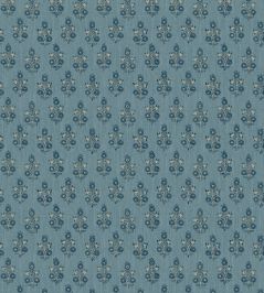 Poppy Sprig Wallpaper by GP & J Baker Blue Poppy Sprig Wallpaper by GP & J Baker Blue