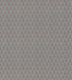 Poppy Sprig Fabric by GP & J Baker Denim Poppy Sprig Fabric by GP & J Baker Denim