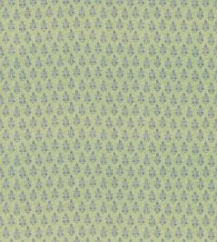 Poppy Sprig Fabric by GP & J Baker Green/Blue Poppy Sprig Fabric by GP & J Baker Green/Blue