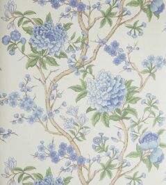 Porcelain Trail Wallpaper by Liberty Lapis Porcelain Trail Wallpaper by Liberty Lapis