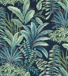 Porquerolles Fabric by Camengo Nuit Porquerolles Fabric by Camengo Nuit