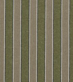 Portree Stripe Fabric by Ian Mankin Khaki Portree Stripe Fabric by Ian Mankin Khaki