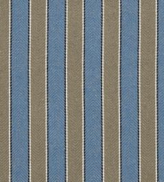 Portree Stripe Fabric by Ian Mankin Slate Blue Portree Stripe Fabric by Ian Mankin Slate Blue