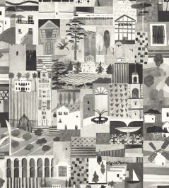 Postal Wallpaper by Tres Tintas Black and White Postal Wallpaper by Tres Tintas Black and White