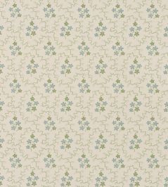 Posy Fabric by GP & J Baker Green/Aqua Posy Fabric by GP & J Baker Green/Aqua