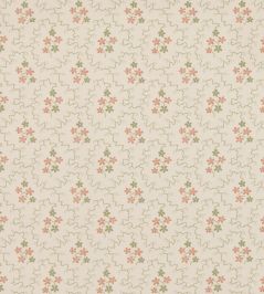 Posy Fabric by GP & J Baker Green/Red Posy Fabric by GP & J Baker Green/Red