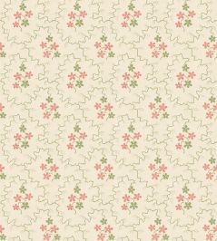 Posy Wallpaper by GP & J Baker Green/Red Posy Wallpaper by GP & J Baker Green/Red