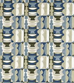 Pot Shop Fabric by Harlequin Atlantic/Neptune Green Pot Shop Fabric by Harlequin Atlantic/Neptune Green