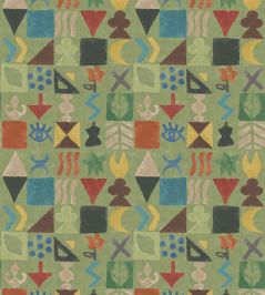 Potato Print Wallpaper by GP & J Baker Green Potato Print Wallpaper by GP & J Baker Green