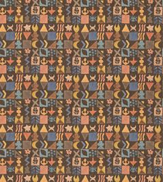 Potato Print Fabric by GP & J Baker Chocolate Potato Print Fabric by GP & J Baker Chocolate