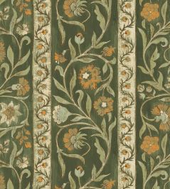 Potter Stripe Wallpaper by Josephine Munsey Green and Orange Potter Stripe Wallpaper by Josephine Munsey Green and Orange