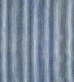 Poulton Stripe Fabric by Fermoie Deep Blue Poulton Stripe Fabric by Fermoie Deep Blue