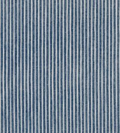 Poulton Stripe Wallpaper by Fermoie Denim Poulton Stripe Wallpaper by Fermoie Denim