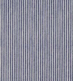 Poulton Stripe Wallpaper by Fermoie Navy Poulton Stripe Wallpaper by Fermoie Navy