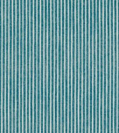 Poulton Stripe Wallpaper by Fermoie Teal Poulton Stripe Wallpaper by Fermoie Teal