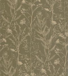 Prairie Wallpaper by Casadeco Kaki Prairie Wallpaper by Casadeco Kaki