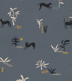 Prehistoric Creatures Wallpaper by Tres Tintas Blue Prehistoric Creatures Wallpaper by Tres Tintas Blue