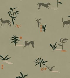 Prehistoric Creatures Wallpaper by Tres Tintas Green Prehistoric Creatures Wallpaper by Tres Tintas Green