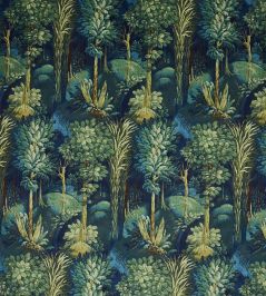 Forbidden Forest Fabric by Prestigious Textiles Sapphire Forbidden Forest Fabric by Prestigious Textiles Sapphire