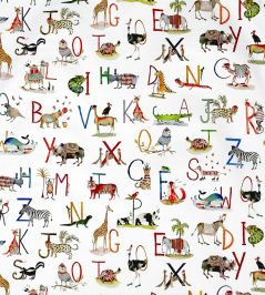 Animal Alphabet Fabric by Prestigious Textiles Paintbox Animal Alphabet Fabric by Prestigious Textiles Paintbox