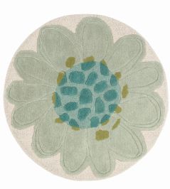 Pretty Petals Rug by Villa Nova Green Pretty Petals Rug by Villa Nova Green