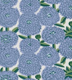 Primavera Wallpaper by Marimekko Blue Primavera Wallpaper by Marimekko Blue
