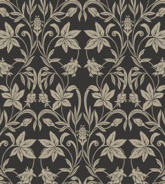 Primrose Wallpaper by Casadeco Noir Fusain Primrose Wallpaper by Casadeco Noir Fusain