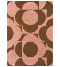 Prism Flower Rug by Orla Kiely Pink/Terracotta Prism Flower Rug by Orla Kiely Pink/Terracotta