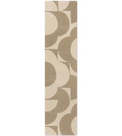 Prism Flower Runner Rug by Orla Kiely Mushroom/Ecru Prism Flower Runner Rug by Orla Kiely Mushroom/Ecru