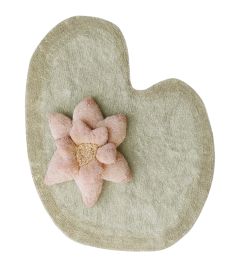 Puffy Water Lily Rug by Lorena Canals Green Puffy Water Lily Rug by Lorena Canals Green