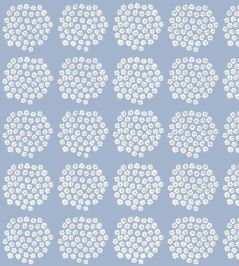 Puketti Wallpaper by Marimekko Blue Puketti Wallpaper by Marimekko Blue