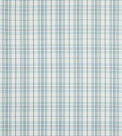 Purbeck Check Fabric by Baker Lifestyle Aqua Purbeck Check Fabric by Baker Lifestyle Aqua