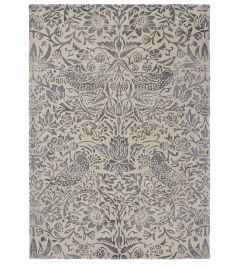 Pure Strawberry Thief Rug by Morris & Co Ink Pure Strawberry Thief Rug by Morris & Co Ink
