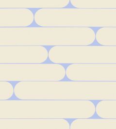 Putki Wallpaper by Marimekko Blue Putki Wallpaper by Marimekko Blue