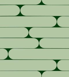 Putki Wallpaper by Marimekko Green Putki Wallpaper by Marimekko Green