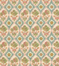 Puzzlewood Fabric by George & Minnie Aqua Puzzlewood Fabric by George & Minnie Aqua