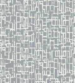 Quadrata Wallpaper by Clarke & Clarke Steel Quadrata Wallpaper by Clarke & Clarke Steel