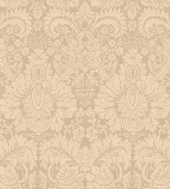 Queen's Damask Wallpaper by GP & J Baker Marble Queen's Damask Wallpaper by GP & J Baker Marble