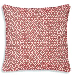 Rabanna Cushion by Fermoie Red Rabanna Cushion by Fermoie Red