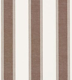 Rafe Stripe Fabric by Schumacher Berber Brown Rafe Stripe Fabric by Schumacher Berber Brown