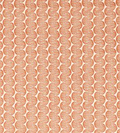 Raft Stripe Print Fabric by Scion Rust Raft Stripe Print Fabric by Scion Rust