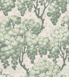 Ragnvi Wallpaper by Sandberg Green Ragnvi Wallpaper by Sandberg Green