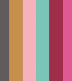 Rainbow Bloc Wallpaper by Ohpopsi Hot Magenta Rainbow Bloc Wallpaper by Ohpopsi Hot Magenta
