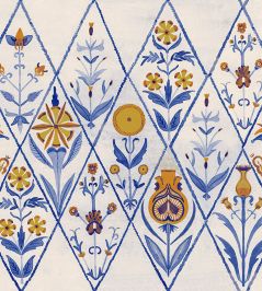 Rajola Wallpaper by Tres Tintas Dark blue Rajola Wallpaper by Tres Tintas Dark blue