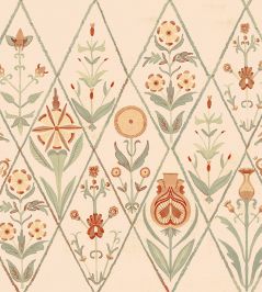 Rajola Wallpaper by Tres Tintas Orange Rajola Wallpaper by Tres Tintas Orange