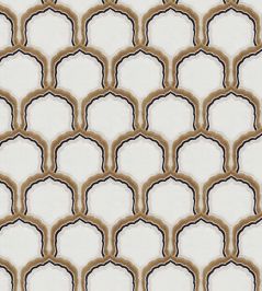 Rajput Fabric by JORO Walnut/Black Rajput Fabric by JORO Walnut/Black