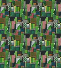 Raku Patchwork Mural by Designers Guild Emerald Raku Patchwork Mural by Designers Guild Emerald