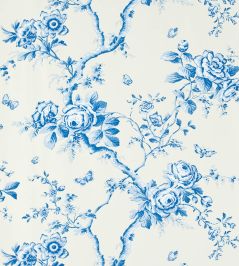 Ashfield Floral Wallpaper by Ralph Lauren Delft Ashfield Floral Wallpaper by Ralph Lauren Delft