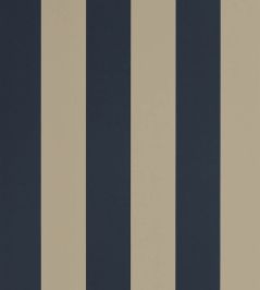 Spalding Stripe Wallpaper by Ralph Lauren Navy/Sand Spalding Stripe Wallpaper by Ralph Lauren Navy/Sand
