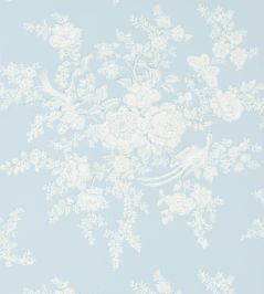 Vintage Dauphine Wallpaper by Ralph Lauren Sky Vintage Dauphine Wallpaper by Ralph Lauren Sky